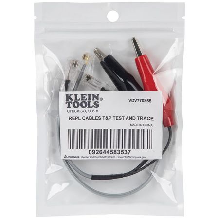 Klein Tools Replacement Cables for Tone & Probe Test and Trace Kit VDV770-855